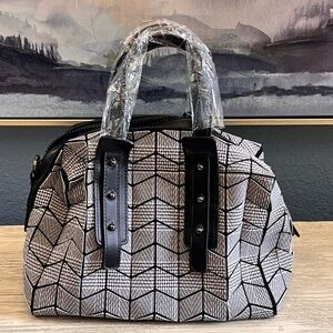 🆕 Patrizia Luca Monochrome Geometric Crossbody Bag